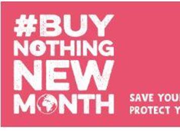 - Buy nothing new month